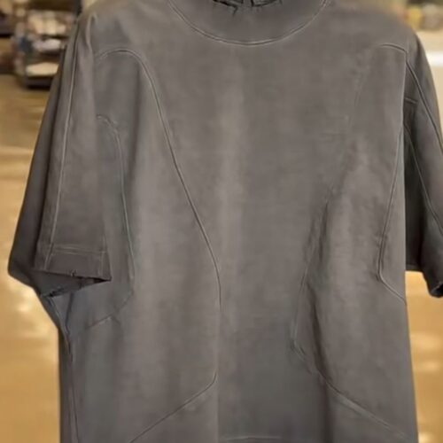 Gray Short-Sleeve Top